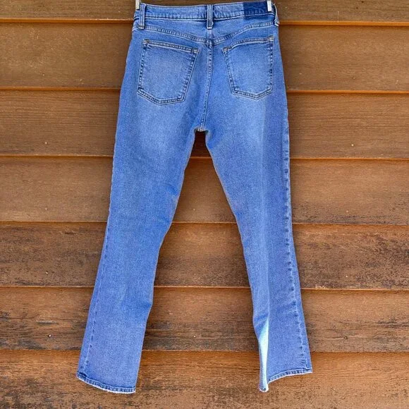 Abercrombie & Fitch The Skinny High Rise With Split Ankle Detail Jeans Size 29 - Picture 3 of 14